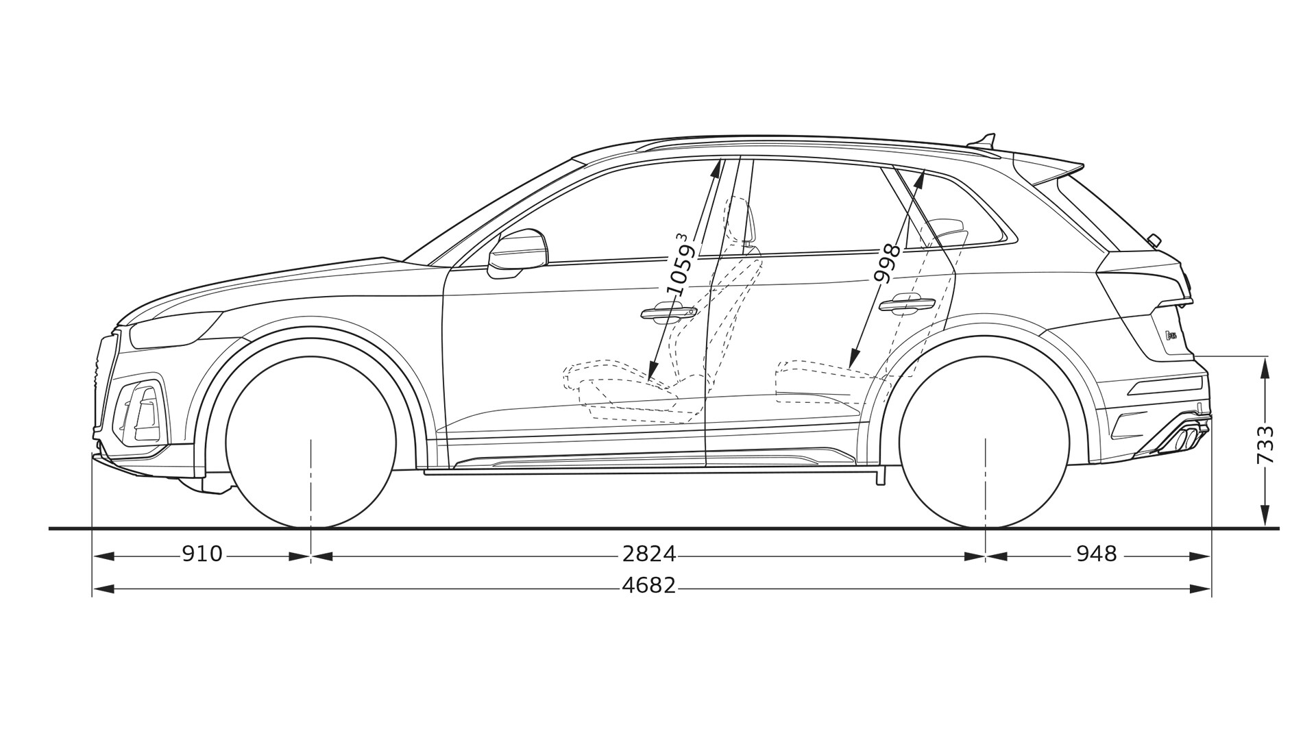 Side view Audi SQ5