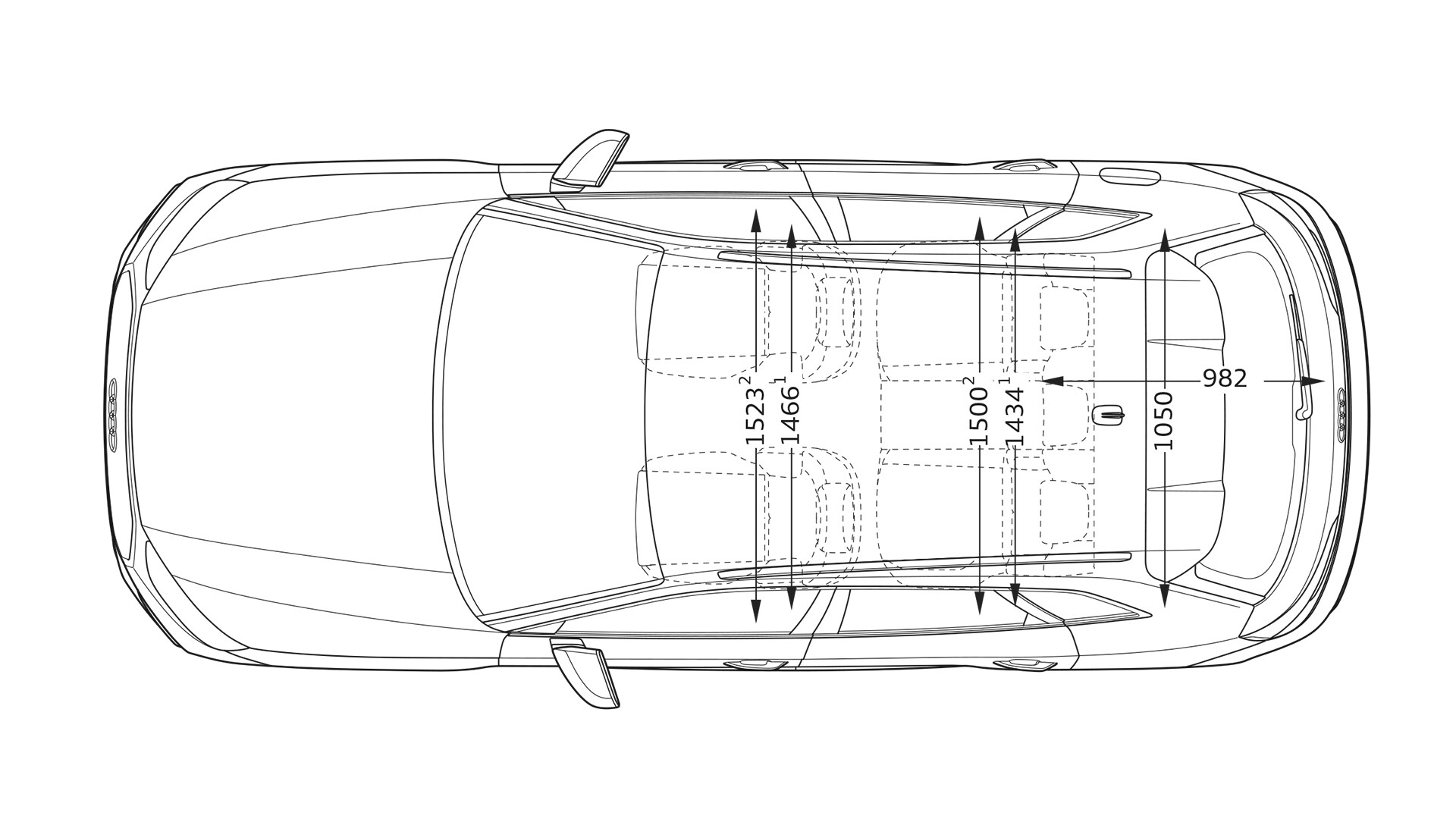 Top view Audi SQ5