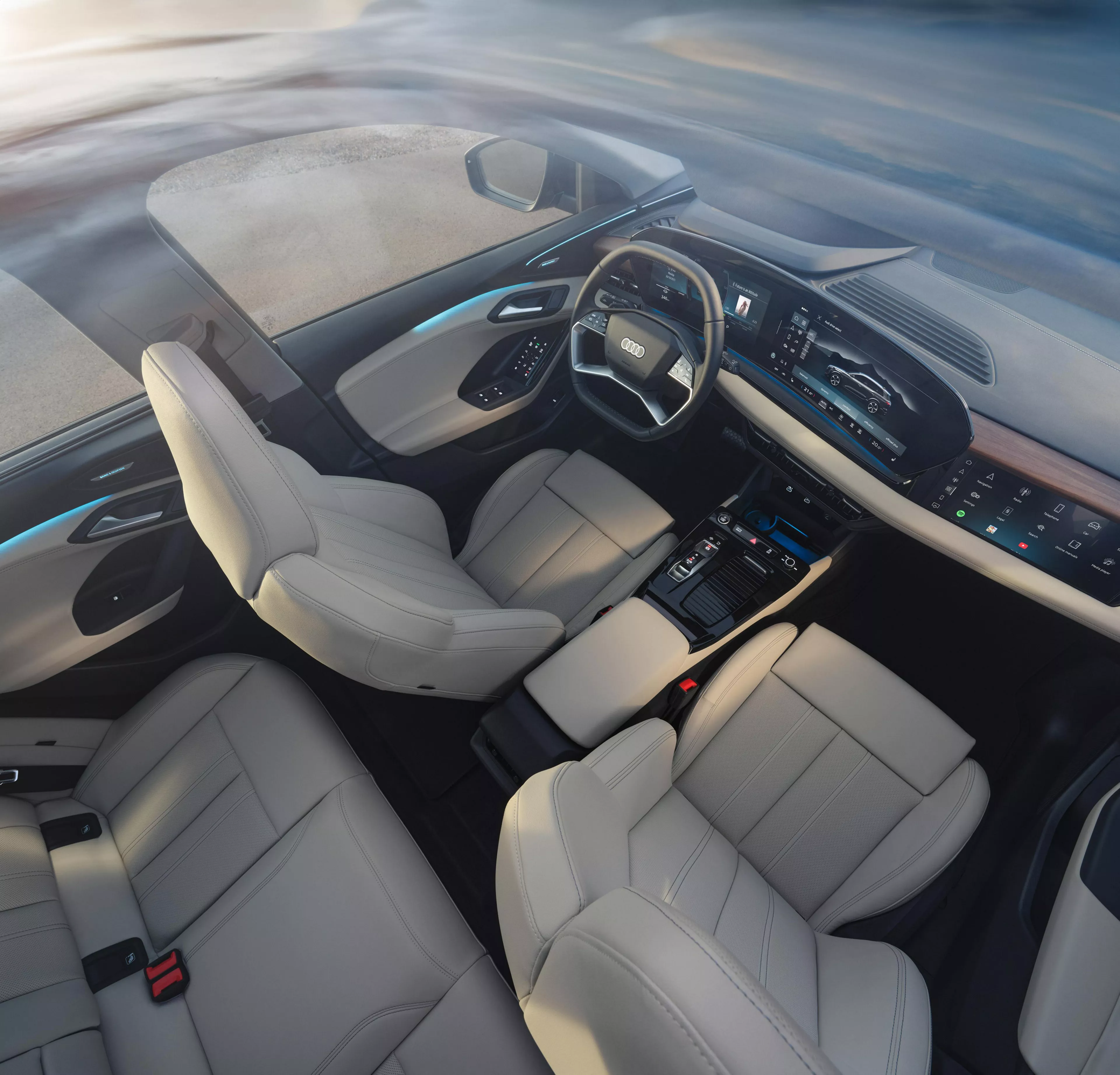 Rear view Audi Q8 e-tron